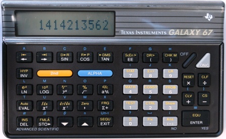 Texas Instruments GALAXY 67