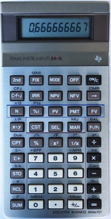 Texas Instruments BA-III