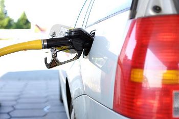 filling a car with petrol/gasoline